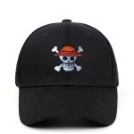One Piece Cap Straw Hat Skull