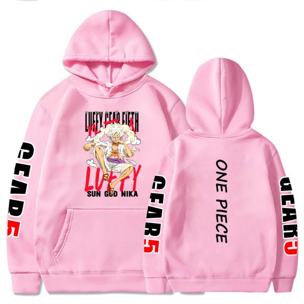 Anime One Piece Luffy Unisex Hip Hop Hoodie Women Manga Sweatshirts Boy Girl Clothes 4