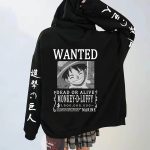One Piece Hoodie Wanted Ruffy 300M Berry
