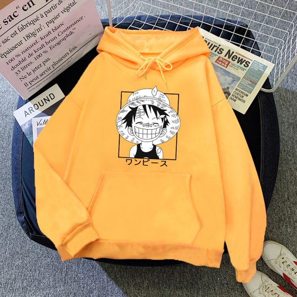 Hot Japanese Anime One Piece Hoodies Men Loose Hoodie Streetwear Casual Sweatshirts Harajuku Clothes 3