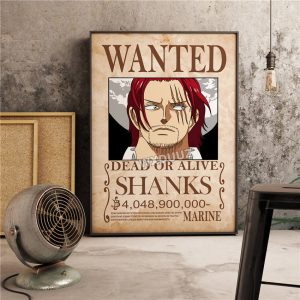 One Piece Plakat Shanks gesucht