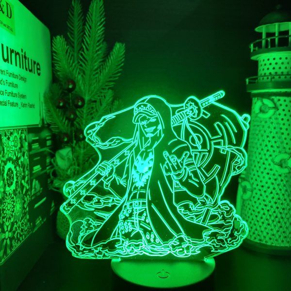 Anime 3D Schreibtisch Lampe Ein St ck Trafalgar D Wasser Gesetz Nacht Lichter Touch 16 Farbe 2 scaled