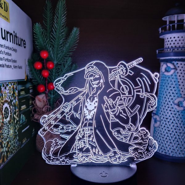 Anime 3D Schreibtisch Lampe Ein St ck Trafalgar D Wasser Gesetz Nacht Lichter Touch 16 Farbe 3 scaled