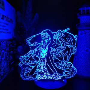 Anime 3D Schreibtisch Lampe Ein St ck Trafalgar D Wasser Gesetz Nacht Lichter Touch 16 Farbe
