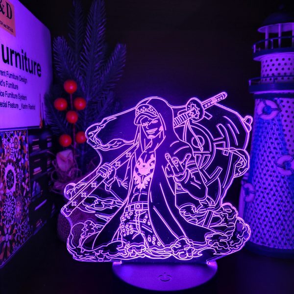 Anime 3D Schreibtisch Lampe Ein St ck Trafalgar D Wasser Gesetz Nacht Lichter Touch 16 Farbe 5 scaled