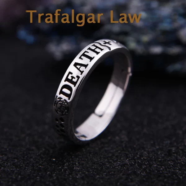 One Piece Ring Trafalgar Law Silber