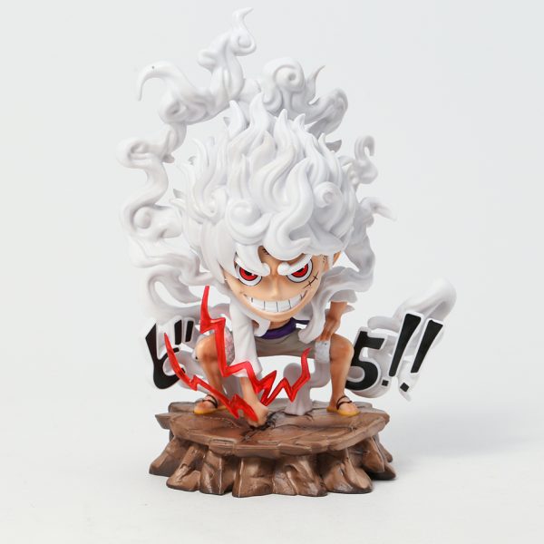 16cm One Piece Getriebe 5 Sonne Gott Luffy Nika Q Version Dekorationen Figur Puppe Spielzeug Sammlung 1