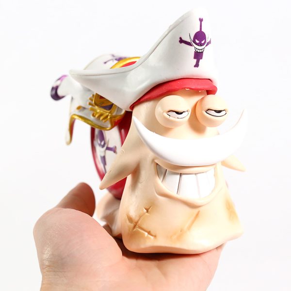 One Piece Edward Newgate Whitebeard Jinbe Den Den Mushi Modell Sammeln PVC Figur Spielzeug Figurine 5