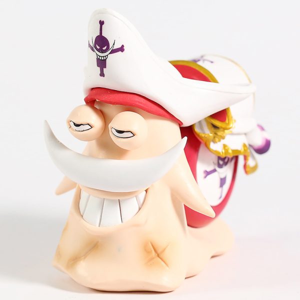 One Piece Edward Newgate Whitebeard Jinbe Den Den Mushi Modell Sammeln PVC Figur Spielzeug Figurine