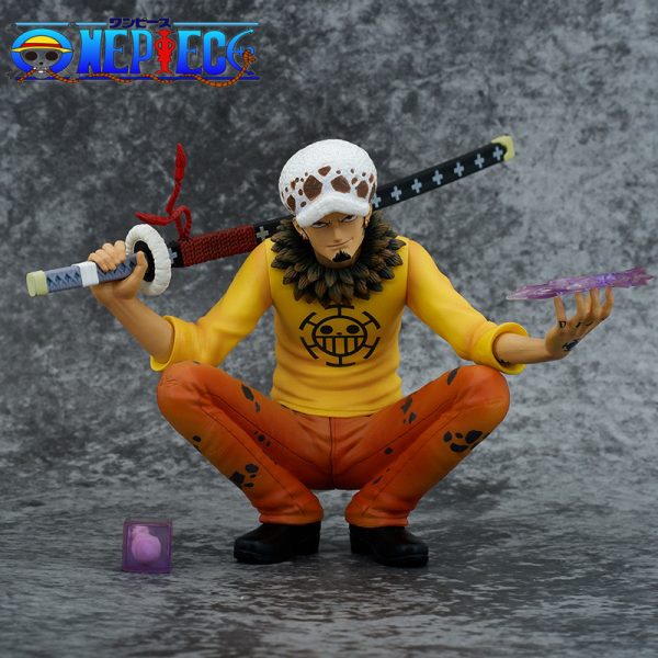 One Piece Anime Figur Hocken Luo Nehmen EINE Messer Anime Statue PVC Action Figure Sammlung K