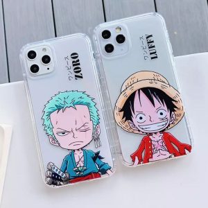 coque iphone one piece clear kids 1