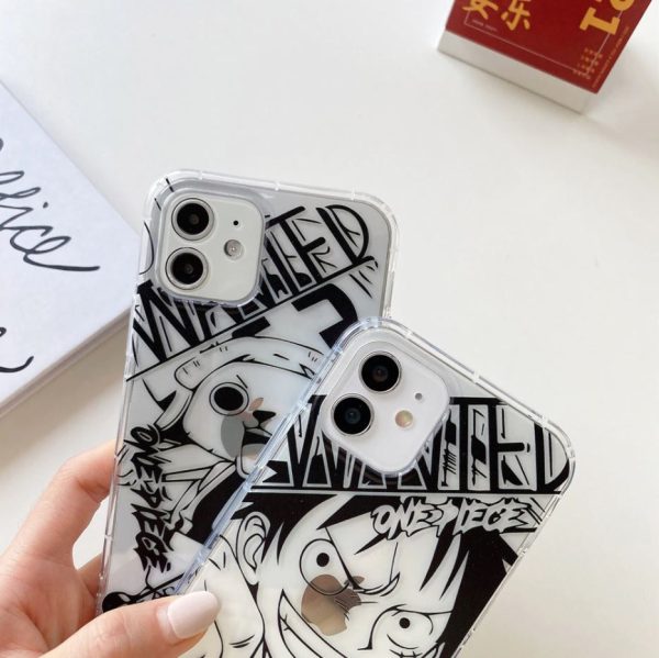 coque iphone one piece clear wanted 1