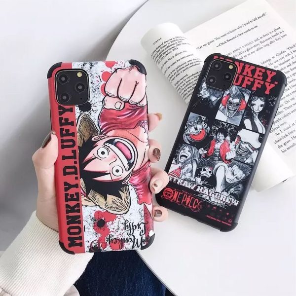 coque iphone one piece red touch