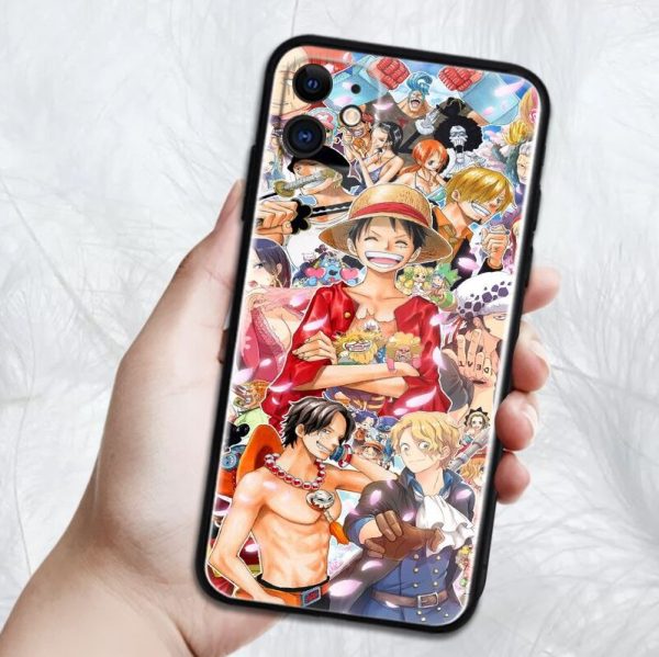 coque iphone one piece strawhat crew