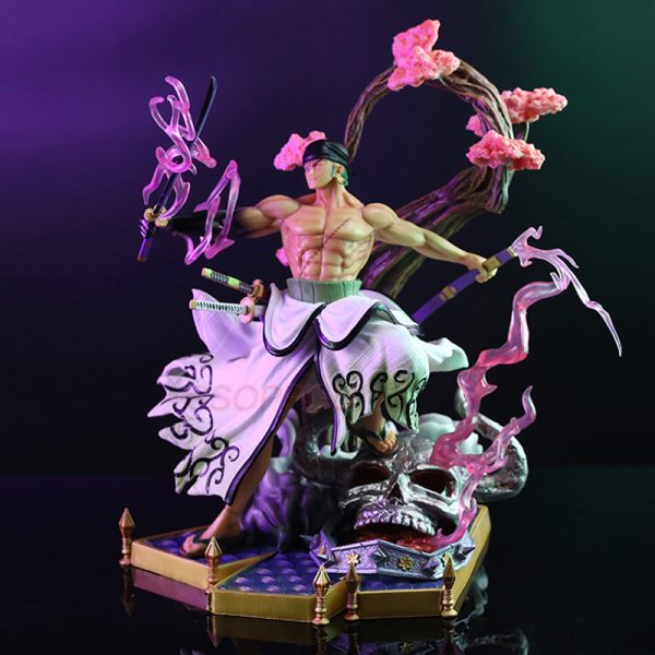 Figurine d anime One Piece GK Roronoa Zoro Kimono Sakura statue de sc ne jouets en 1