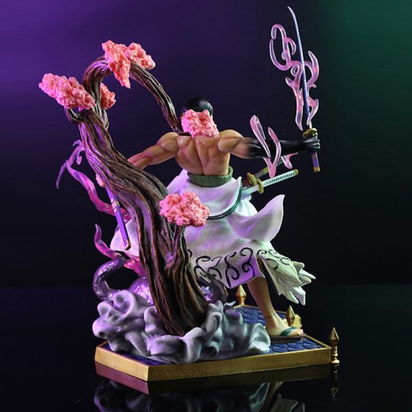 Figurine d anime One Piece GK Roronoa Zoro Kimono Sakura statue de sc ne jouets en 4