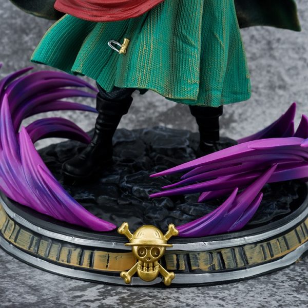 Figurine d une pi ce de 35cm Gk Santoryu Roronoa Zoro en PVC Statue de Collection 3