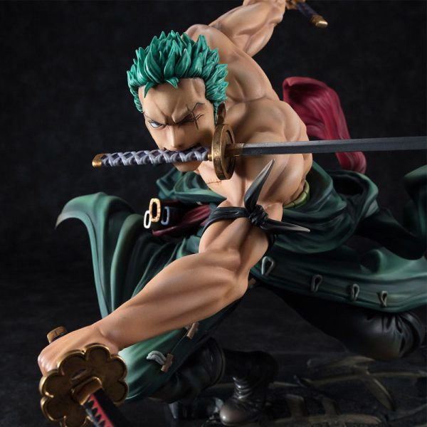 Figurine de dessin anim Roronoa Zoro en PVC 10CM nouvelle Collection de d coration DIY jouets 2