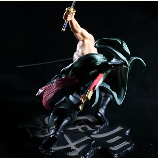 Figurine de dessin anim Roronoa Zoro en PVC 10CM nouvelle Collection de d coration DIY jouets 3