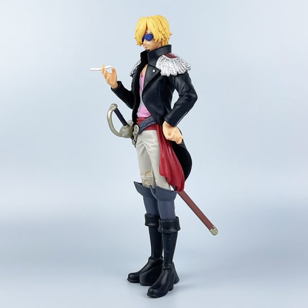 One Piece Sanji Smoking Anime Figure Mod le de collection en PVC Ornements de beurre Jouet 3