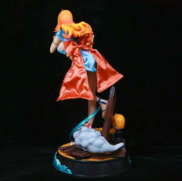 Wano Figurine de dessin anim Nami GK 43cm une pi ce Kimono en PVC mod le 3